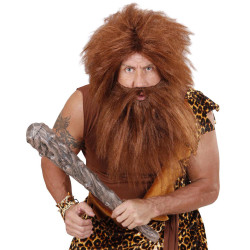 Hnedá parochňa s fúzami